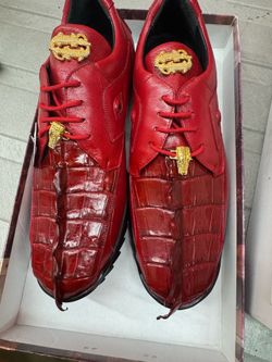 BELVEDERE VASCO RED CROCODILE  ZISE 10” 300$?? O.B.O