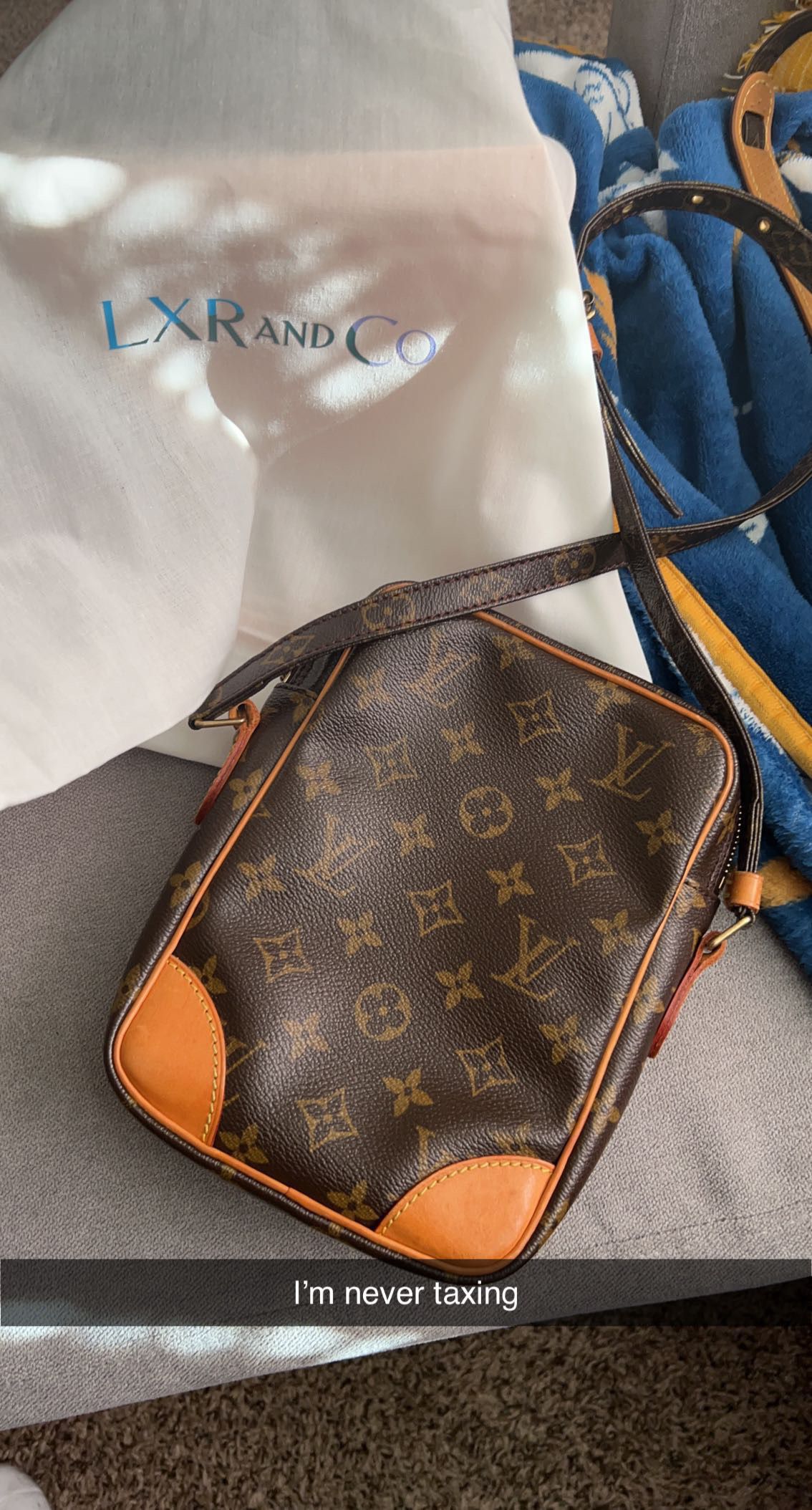Louis Vuitton Danube Crossbody Authenticated By LXR