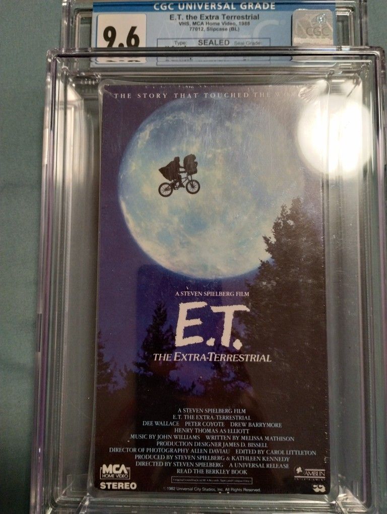 9.6 CGC Graded VHS (1988