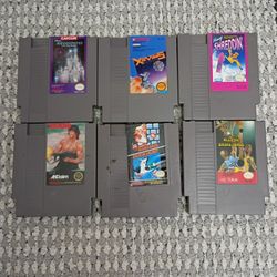 Nintendo Nes Games $10-15 Each