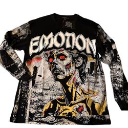 Mixed Emotion Long Sleeve Crewneck Tee