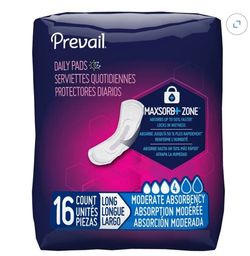 Prevail Women's Daily Long Moderate Absorbency Pads -  (16 Count)
