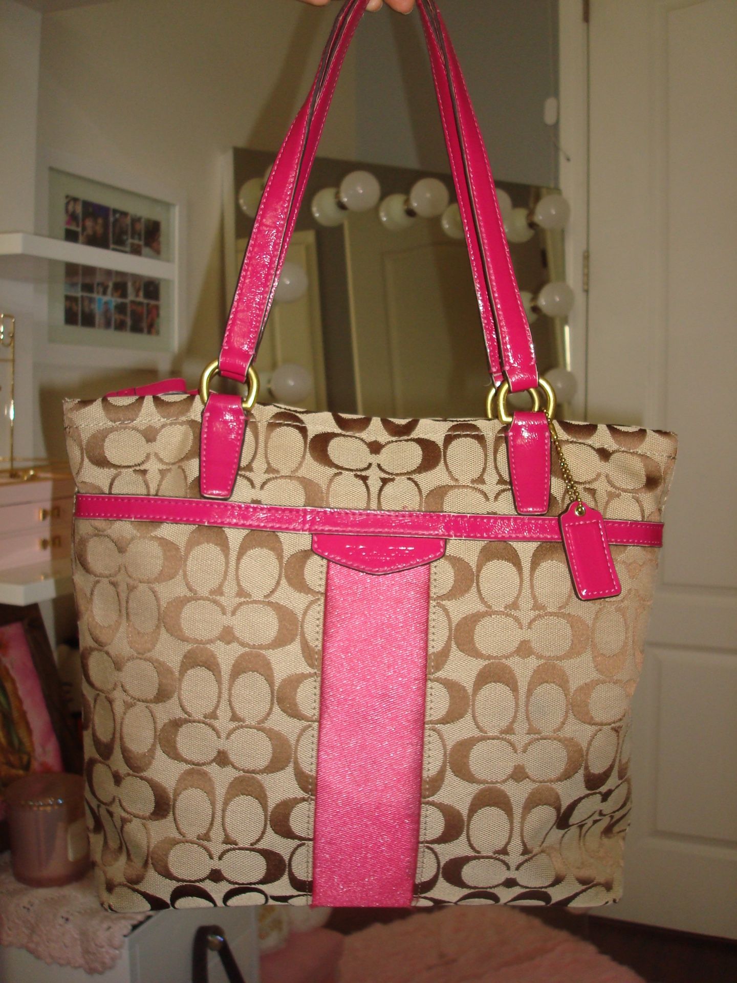 Pink Coach Bag