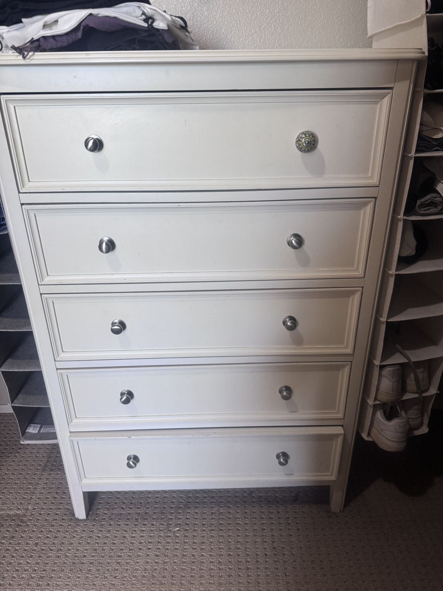White Wood Dresser