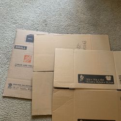 Three Small Moving Boxes