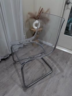 IKEA clear acrylic chair