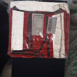 Men's Red Work Vest 