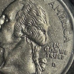 2007 D Quarter ERROR SUPER RARE double Die