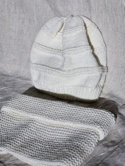 Handmade Christmas Winter Set Hats Neck Warmer for Adults Women/Men | Matching Family Beanies for Dad and Son, Mom and Daughter
