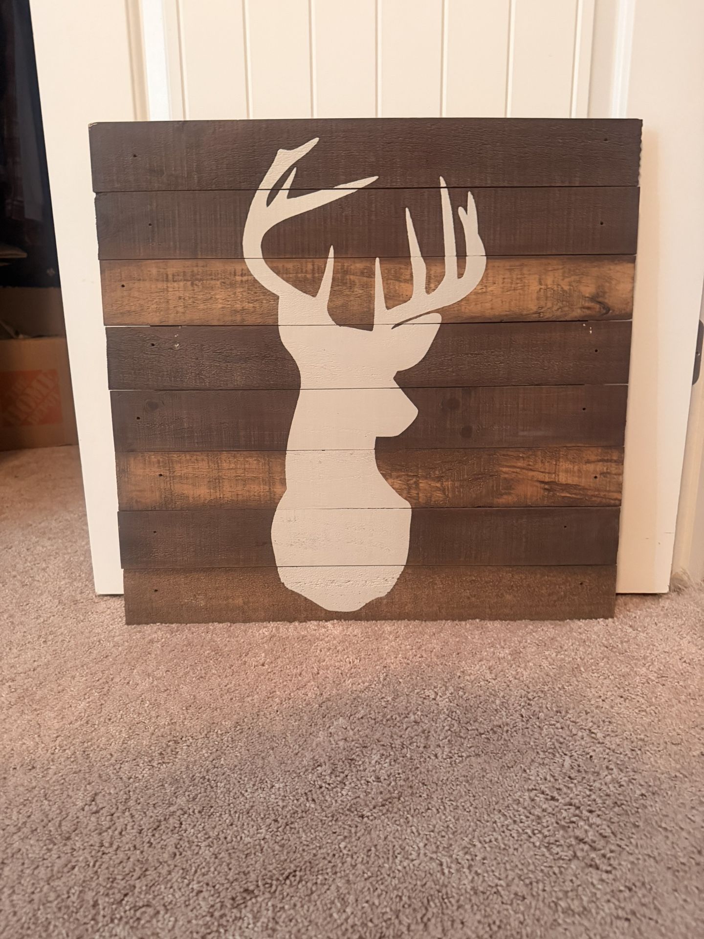 Deer Head Sign