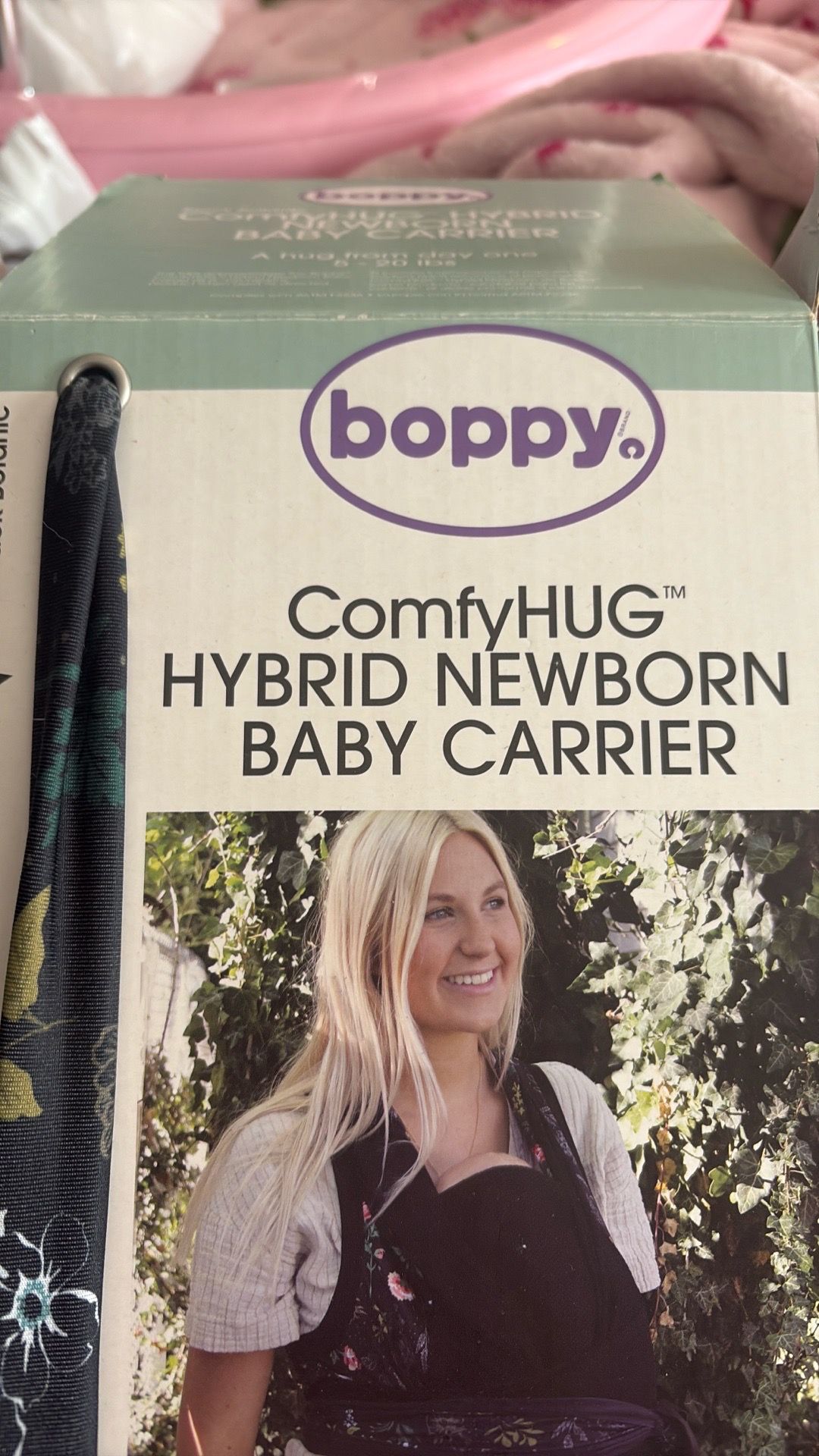 Hoppy comfy hug hybrid newborn baby carrier