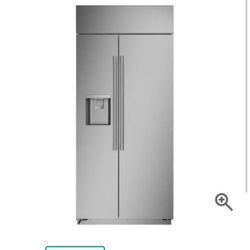 ✨ GE Monogram 36” Built-In Side-by-Side Refrigerator – Stainless Steel ✨