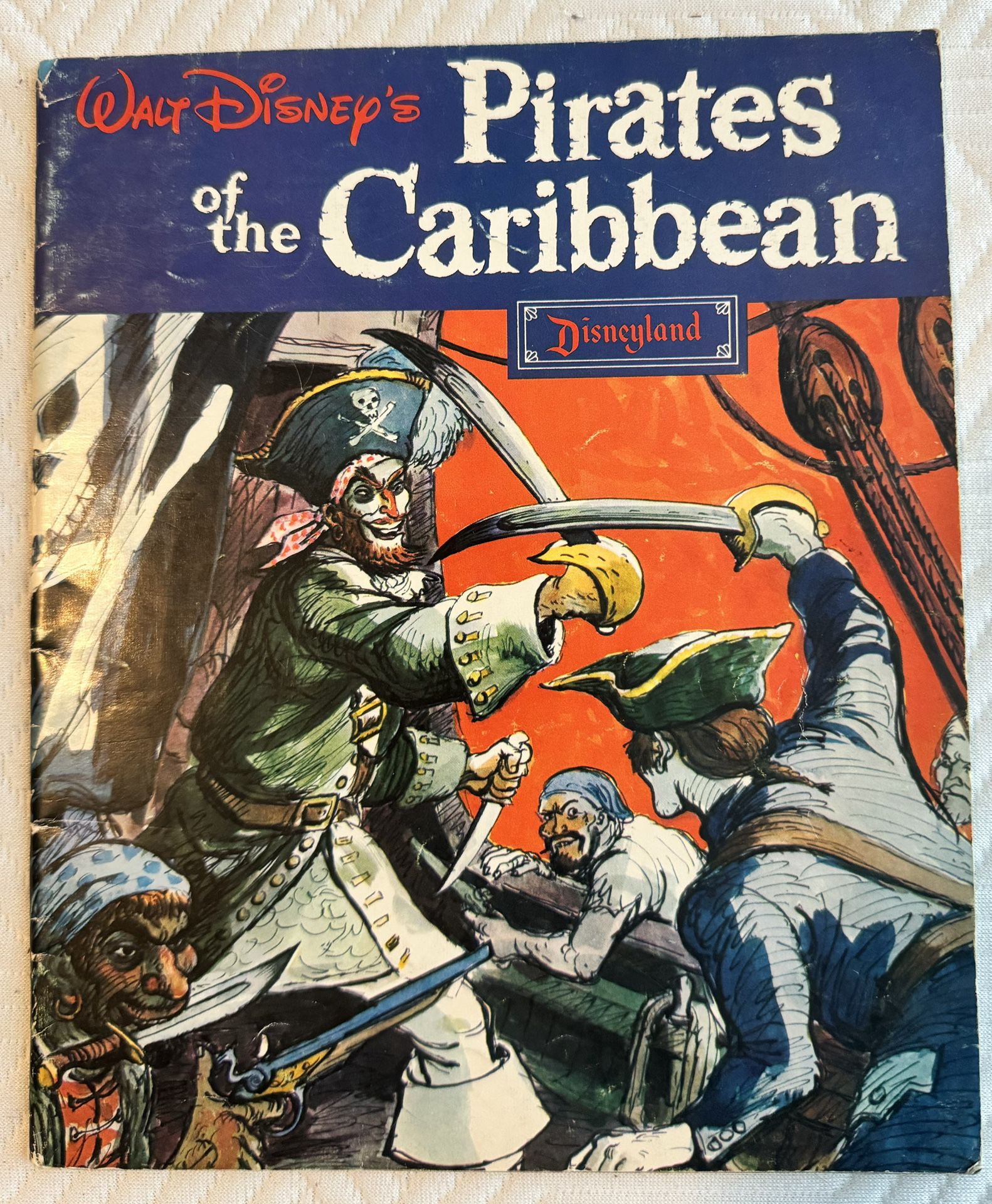 RARE 1968 Disneyland Pirates Of The Caribbean Souvenir Book