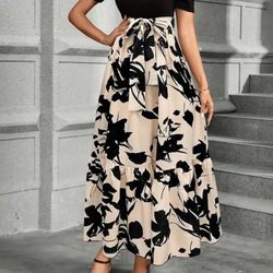 Black And Nude Dress