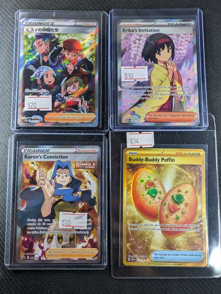 Pokemon Cards (Near Mint Condition)