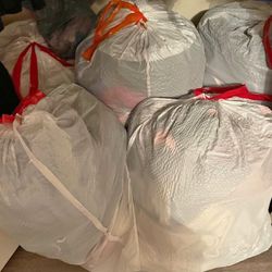 9Good Clean Condition Bags full of Clothes and Shoes for Kids and Adults NO Select No Choose All $80