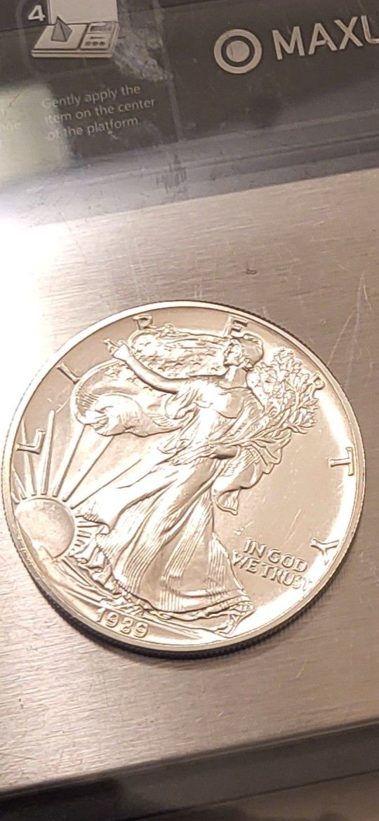 1989 Silver Eagle Coin