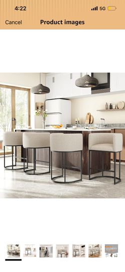 Brand New set of 4 bar table chairs