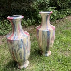 A Pair Of Retro Vases
