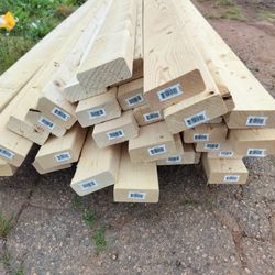 2in X 4in X 10ft Whitewood Kiln-Dried Lumber