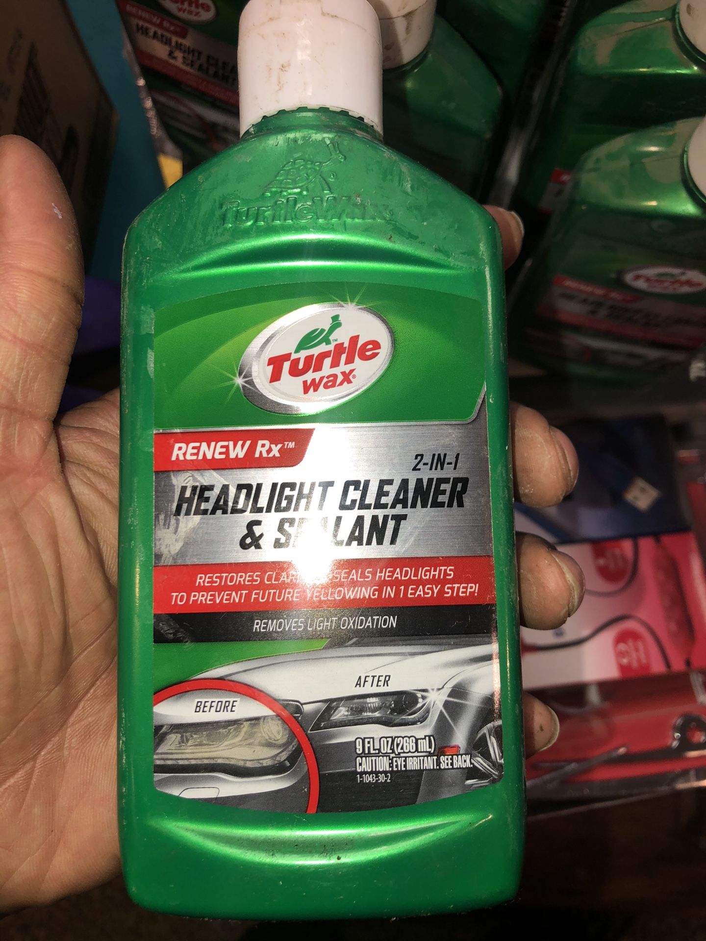 Headlight cleaner