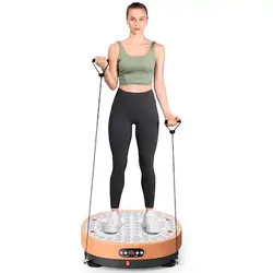 MERACH - Foot Massager Vibration Plate Exercise Machine, Helps Relieves Leg Fatigue - Orange