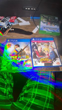 PS4 Game Lot – Sniper Elite III & Naruto Storm