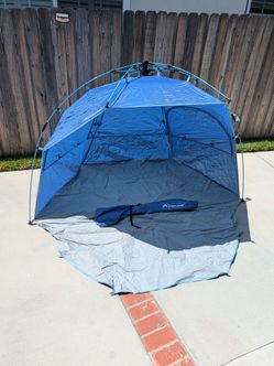 Lightspeed Outdoors Quick Pop-Up Beach & Sun Shelter