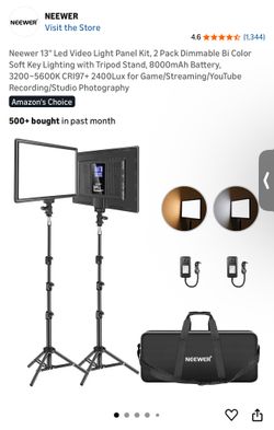 Newer LED Video Kit! Everything Including Back & Chargers!