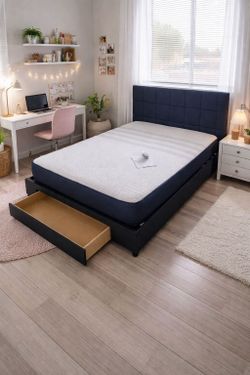 Queen Bed frame without Mattress/ brand new