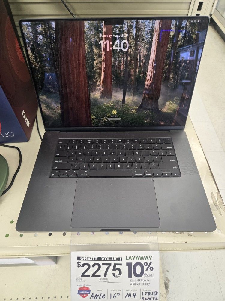 Macbook Pro 16" 2024 M4 MAX 36GB RAM 1TB SSD