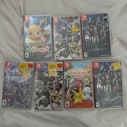 NINTENDO SWITCH LOT BRAND NEW SEALED