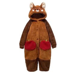 (NEW) Red Panda Fleece Romper Onesie