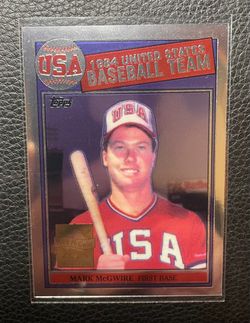 2000 Mark McGwire Topps Chrome #401 Commemorative Rookie Reprint