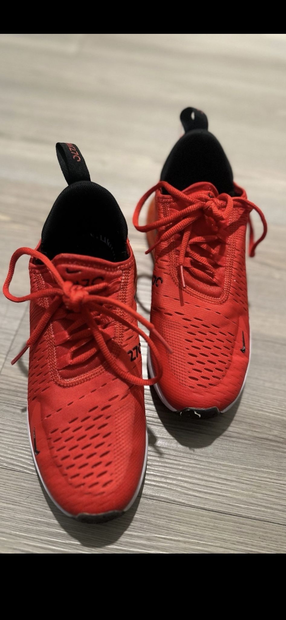 Women's Red Nike Air Max 270s