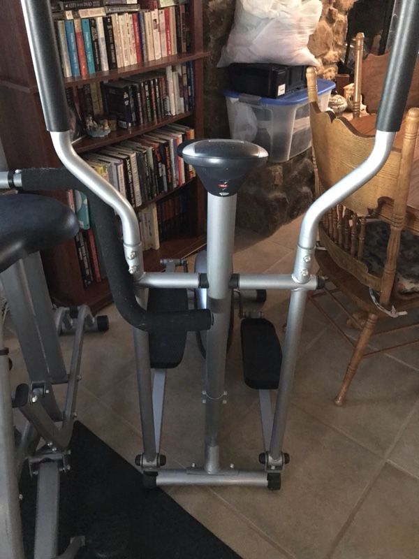 Brand New never Black and gray elliptical trainer