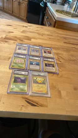 Low graded Pokemon Cards
