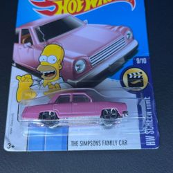Homer, Simpson car hot wheels