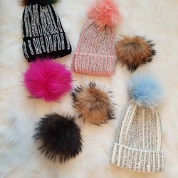 Winter blingy hat