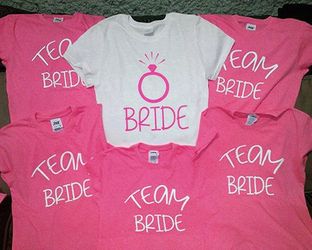 Bride Personalized shirts