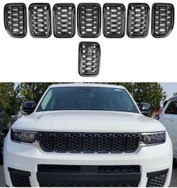 Jeep Grand Cherokee black out grill inserts