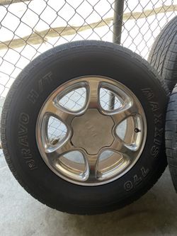 GMC rims and tires