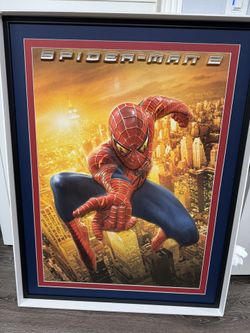 SPIDER-MAN 2 MOVIE POSTER 3D 33x44 “