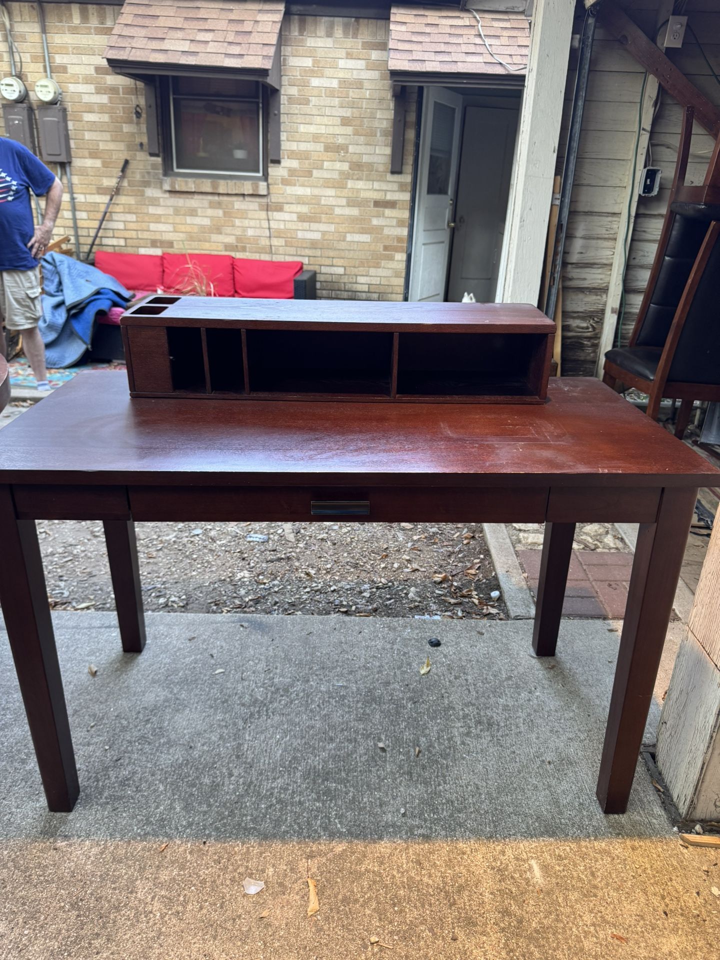 World Market Cherrywood Writing Desk