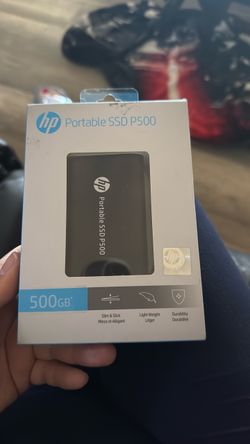 Hp portable external storage drive- new