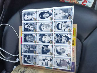 Dodger cards uncut 1980