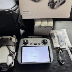 DJI Mini 4 Pro Fly More Combo Plus Camera Drone (with RC 2 Remote)