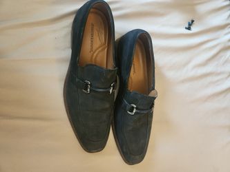 Mens Leather And Suede Dress Shoes Size 11