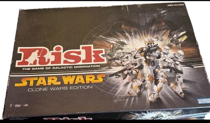 New Star Wars Risk Clone Wars Edition Parker Brothers Board Game
