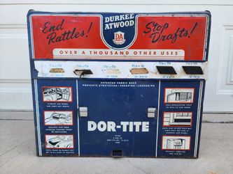 Durkee Atwood Dor-Tite Hardware Parts Store Garage Display Mancave